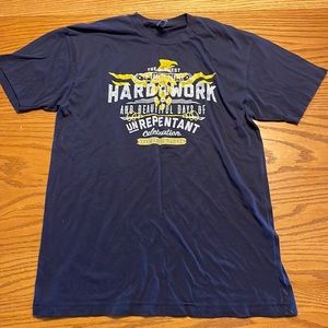 50/50 vintage brewery shirt